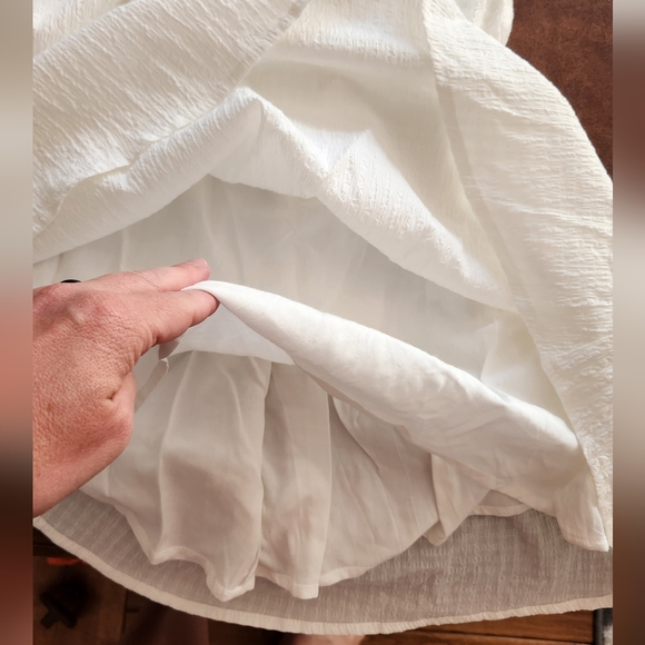 NWT! Lulus Adorable Impression White Midi Dress With Pockets - Picture 6 of 9